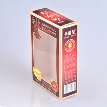 in hộp giấy có cửa sổ